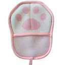 Pink Pet Hair Removal Glove - Cat Fur Remover Reusable Electrostatic Grooming Gloves Magic Brush Deshedding Tool for Furniture Carpets Clothes Lint Cleaning Tool