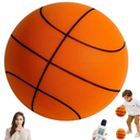 Silent Basketball  Size 7 (29.5''), Upgraded Noiseless Airless & Foam Ball, Foam Indoor Ball for Quiet Dribbling and Indoor Training, Real Feel Higher Bounce Quieter