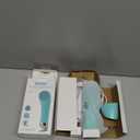 PRITECH Silicone Face Scrubber, Rechargeable Facial Cleansing Brush with Heat Massage End, Vibrating Exfoliator Scrubber for Deep Cleaning, Waterproof Face Brush for Women and Men (Green)