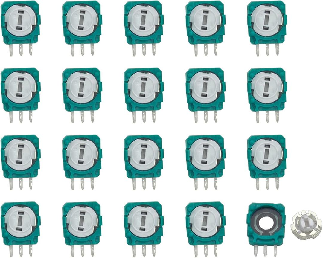 20pcs Replacement Trimmer Potentiometer Sensor for Xbox One,PS3,PS4 Controllers,Gasket Repair Parts for Thumb Stick Analog Joystick