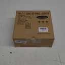 50Ft LED Christmas Outdoor String Lights, G40 Globe Hanging Patio Lights with 27 Shatterproof Bulbs, Connectable Indoor Decor for Xmas Tree Balcony Backyard Pergola Gazebo Wedding Party, Black