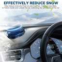 2 x 3Pcs Anti-Freeze Electromagnetic Car Snow Removal Device, Car Interference Antifreeze Instrument, Electromagnetic Antifreeze Device for Ice and Snow Scraping