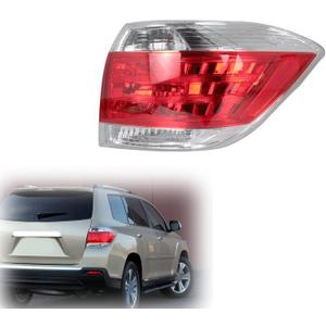Right Tail Light Rear Tail Lamp Assembly Replacement for 2011-2013 highlander Passenger Side 815500E070 TO2801185