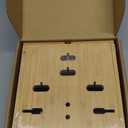 Pezin & Hulin Bamboo Charging Station for Multiple Devices, with Power Charger, Wire Cables 5 Pack, Compatible with Multi Phones & Tablet, for Earbuds & Smart Watch