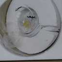 Vintage White and Gold Pendant Light Fixture 11.81 Rustic Farmhouse Pendant Lighting Fixture Brass Socket Dome Pendant Lamp for Kitchen Island, Dining Room, Hallway, Bedroom, Living Room