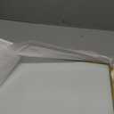 AVLA Brass Hanging Photo Frame, 11x14 Inch Double Glass Floating Display for Pressed Flowers, Large Picture Artwork, Golden Gallery Wall for Specimen, Certificate, Home Decor