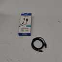 6 Foot Braided Nylon Micro Black Chrome USB Charge/Sync Cable