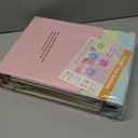 SUNEE 3 Ring Binders 2 Inch 4 Pack, Clear View Binder Three Ring PVC-Free (Fit 8.5x11 Inches) for School or Office Supplies, Assorted Pastel