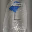 Weather Stripping Door Seal Strip - Soundproof Q-Shaped Foam for Exterior Door Frame, Large Gap Seal, Noise Cancelling, Easy to Install (White, 26FT)