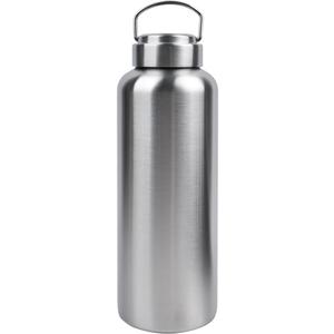 CDJ 52oz Uninsulated Single Wall Stainless Steel Water Bottle, Reusable Metal Water Bottle for Sports, Leakproof and Durable, Perfect for Hiking, Gym, Picnics, and Outdoor Activities (51 Ounces)