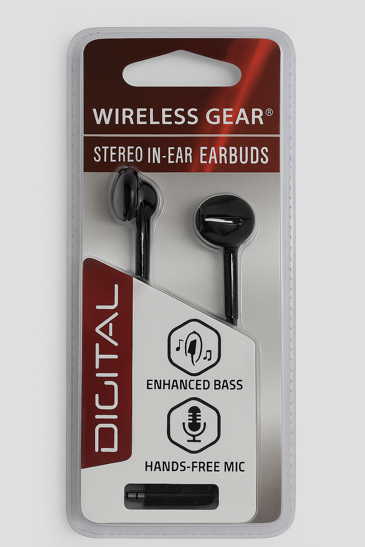 Wireless Gear Stereo IN-EAR Earbuds