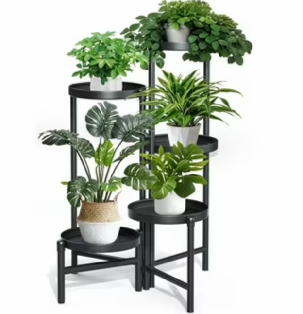 Plant Stand Indoor Outdoor, Black