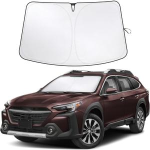 EcoNour Windshield Sunshade Compatible for Subaru Outback 2020-2023 2024 2025, Sun Visor for Front Windshield & Window Sun Shade Cover, UV Heat Blocker & Protector, Car Accessories