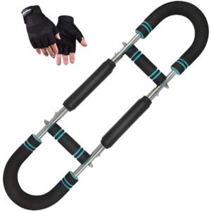 40-100 lb Adjustable Adjustable Twister Arm Trainer, Chest Exercise Equipment,Portable, Powerful Torsion bar with Removable Design,Exercise Bar with Foam Grips. 40-100 lb Adjustable Adjustable Twister Arm Trainer, Chest Exercise Equipment,Portable, Powerful Torsion bar with Removable Design,Exercise Bar with Foam Grips.