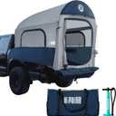 Niphean Truck Bed Tent for Camping 5ft-8ft for 2+1 People, 2 Mins Setup, Blue Gray