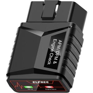 ELFREE AFM/DFM Disabler with Fault Indicator, 0.27mA Ultra-Low Drain, Temperature Resistant, Plug & Play, Compatible with Chevrolet Silverado, GMC Sierra, Cadillac Escalade & Most GM V8/V6
