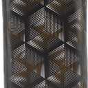 Square Metal Lamp Shade, E27/E26 Flower Carved Pattern Lampshade Modern Hollow Decorative Lamp Shade for Table Lamp Floor Light Home Decor Black