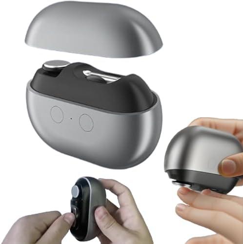 Electric Toenail Clippers for Seniors, Rechargeable Nail Trimmer with LED Light, Automatic Nail Cutter & File with Nail Dust Collector, Safe Grooming Kit for Thick Toenails & Fingernails