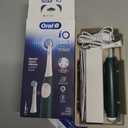 Oral-B Rechargeable Electric Toothbrush, iO2 Starter Kit, 3 Cleaning Modes, Automatic Pressure Sensor to Protect Gums, 2 Brush Heads, Forest Green
