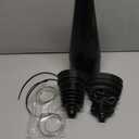 Wuyaoyao 13PCS CV Axle Boot Repair Kit, 2PCS Silicone CV Boot with 4 Stainless Steel Clamps & 6 Cable Ties & Expander Tool, Waterproof Dustproof CVs Joint Boots Kit, Universal Car Accessories (Black)