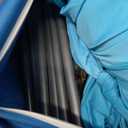 Beach Canopy Beach Tent UPF50+ 11x11 FT Easy to Setup Extra Windproof Rope Sun Shelter Beach Shade Canopy with 4 Stability Poles Outdoor Shade for Beach Camping Family