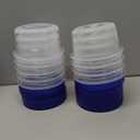 Ziploc Brand Twist n Loc Food Storage Containers, Leak Resistant Design, Small Round, 9 count