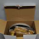 224 Pieces Party Supplies, Black and Gold Party Plates Cups and Napkins Sets with Plastic Knives forks spoons, Disposable Tableware Serves 32 Sets for Wedding, Birthday, Graduation, Festivals