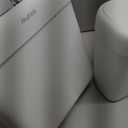 funest 2 Pack Bathroom Trash Can with Lid, 3 Gal/12 L & 2.7 Gal/10L Garbage Can with Pop-Up Lid, Small Spaces Plastic Trash Can, Slim Trash Bin Waste Basket for Bathroom,Rv, Office, White