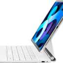 Magic Keyboard for iPad 10th Generation 2022 &11th (A16, 2025), Floating Magnetic Keyboard Case Built-in Multi-Touch Trackpad Compatible with iPad 10.9 Inch 10th Gen, Backlit (White)