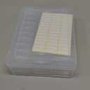 Bead Organizer Box, 30pcs Small Clear Plastic Storage Containers, Craft Storage Box Features Hinged Lid and Labels, Mini Boxes for Bracelets, Jewelry, Diamonds, Clay Beads, Screws, Seeds, Small Parts