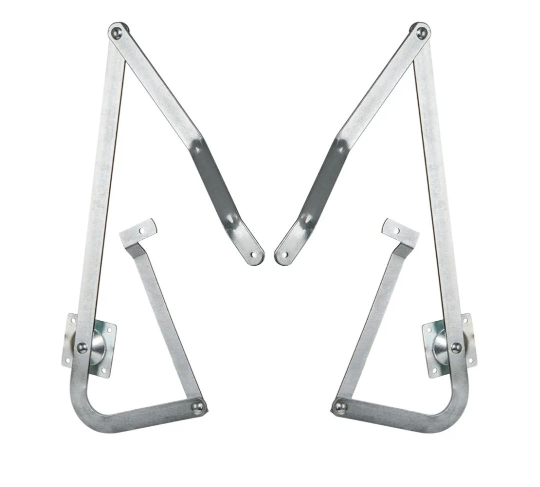 55-2 Attic Ladder Hinge Arms Replacement Kit Compatible with Werner Mk5, WU2210, W2208, W2210, Ladder Arms Fits for Werner Attic Ladders Manufactured After 2010-1 Pair