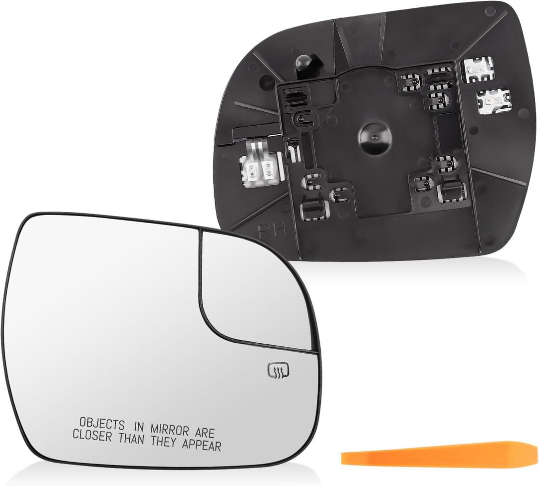 maXpeedingrods Passenger Side Heated Mirror Glass Replacement for Toyota Sienna 2014 2015 2016 2017 2018 2019 2020, Right Side Rear View Mirror Glass 8790308080, 16.3 cm x 23.5 cm x 5.5 cm