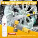 Tool Daily Foam Cannon Dual Connector, Mini Foam Cannon for Pressure Washer, 5 Power Washer Spray Nozzle Tips, 1/4 Inch Quick Connect