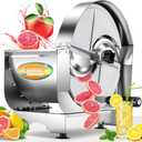 Newhai Manual Vegetable Fruit Slicer 0-12mm(0-0.47) Thickness Adjustable Commercial Food Cutter Slicing Machine Stainless Steel for Potatoes Lemon with 2 Spare Blades (Stainless Steel)