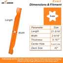134149 Mower Blade High Lift Blades for 42" Lawn Tractor, 2 Pack