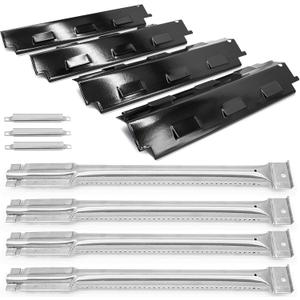 Grill Replacement Parts for Charbroil 463441514, 463441312, 463441513, 463440109, 461442114 Grill Models. Grill Heat Plate Tent Shields, Burner Tubes and Crossover Tubes Kit.