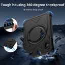 Tablet 10 Inch Android 14 Tablet, 16GB RAM 128GB ROM, 1TB Expansion, Octa-core, Large Capacity Battery, 5MP + 8MP Dual Camera, 5G/2.4G WiFi, Bluetooth 5.0, GPS, Drop-Proof Case - Black (Black)