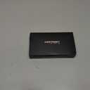 Weekly Pill Organizer 1 Time a Day  Travel Pill Case 7 Day, Small Pill Box 8 Compartments Push Open, with Color Slots, Medicine Organizer for Fish Oil, Vitamins, with Wrist Lanyard, BPA Free, Black