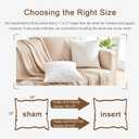 Organic Feather Down Throw Pillow Inserts (26x26 Inch, Set of 2) - 100% Cotton Shell, Filling of Feathers, Euro Square Decorative Pillow Form Core for Couch, Sofa, and Bed