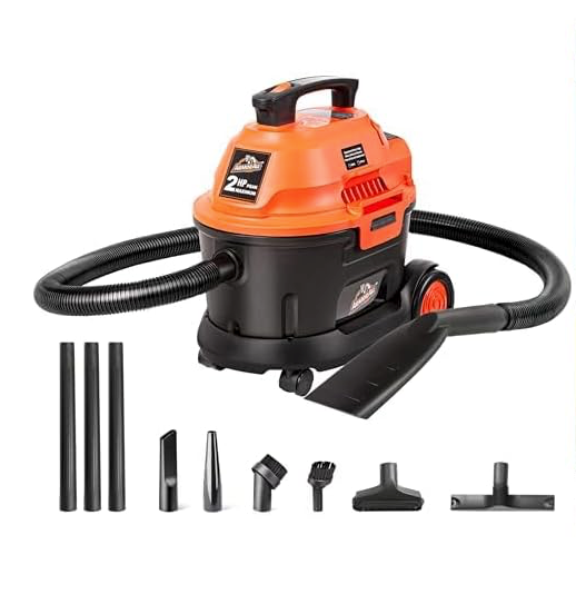 Armor All 2.5 Gallon 2 Peak HP Utility Wet/Dry Vacuum