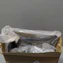 Orimade Adjustable Anti-slip Shower Caddy over Head, Rustproof Bathroom Hanging Shower Organizer with 2 Hooks for Razor, No Drilling Shower Shelves Storage Rack 2 Tier, Black