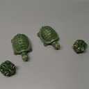 4Pcs Toilet Bolt Caps, Ceramic Toilet Bolt Covers Frog & Turtle Toilet Bolt Covers Decorative, Toilet Floor Bolt Caps for Bathroom Cute Decor