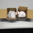 SALKING Essential Oil Diffuser (Set of 2), 100ml Small Aromatherapy Diffuser with Auto Shut-Off, Ultrasonic Diffusers for Essential Oils, Cool Mist Humidifier with Warm White Lights, for Office Home