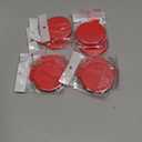 36 Pcs 2.76 Inch Inspirational Compact Mirror Bulk Women Small Gifts Graduation Party Favors Purse Mirror Pocket Mini Stuffer Items for Adult Coworker Cheerleader Employee (Red)