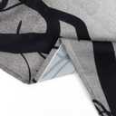 Halloween Shower Curtain Black Crow Bat and Dead Tree in Spooky Misty Forest Shower Curtain with Hooks, Scary Grey Full Moon Night Bathroom Curtains Shower Set Halloween Decor, 60X72Inches