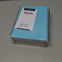 AHGXG Spiral Notebook 6 Pack - A5 Small Spiral Notebooks for Work, 5.7" x 8.22", 100GSM Thick College Ruled Paper, 160 Pages Spiral Journals for Women Men School Supplies, Pink Green Blue