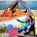 Macarrie 4 Pcs Bulk Sleeping Bags for Adults 0 Degree Waterproof Backpack Bags with Compression Sack for Backpacking, Camping, Hiking, Emergency Shelters, approx. 83 x 30"