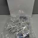 Tuanse 8 Pcs Christmas Silhouette Window Lights Christmas Snowflake Lights with Remote Control LED Lighted Snowflake Decorations Xmas for Window Wall (Blue)