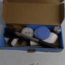 Electric Spin Scrubber Upgraded Battery with Extra-Long Runtime, IPX7 Waterproof Power Cleaner with 7 Brush Heads, 2 Speeds Adjustable Long Handle for Bathroom, Floor, Shower, Tile & Kitchen Cleaning (White)