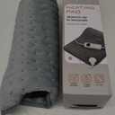 Heating Pad for Back, Neck, and Shoulder Pain Relief, Electric Heat Pad with 6 Heat Levels, Moist Heat Option, Auto Shut-Off, Fast Heating, Soft Grey Heating Pad Gift for Men & Dad (12.1 x 24.1 Inch, Mist Gray)